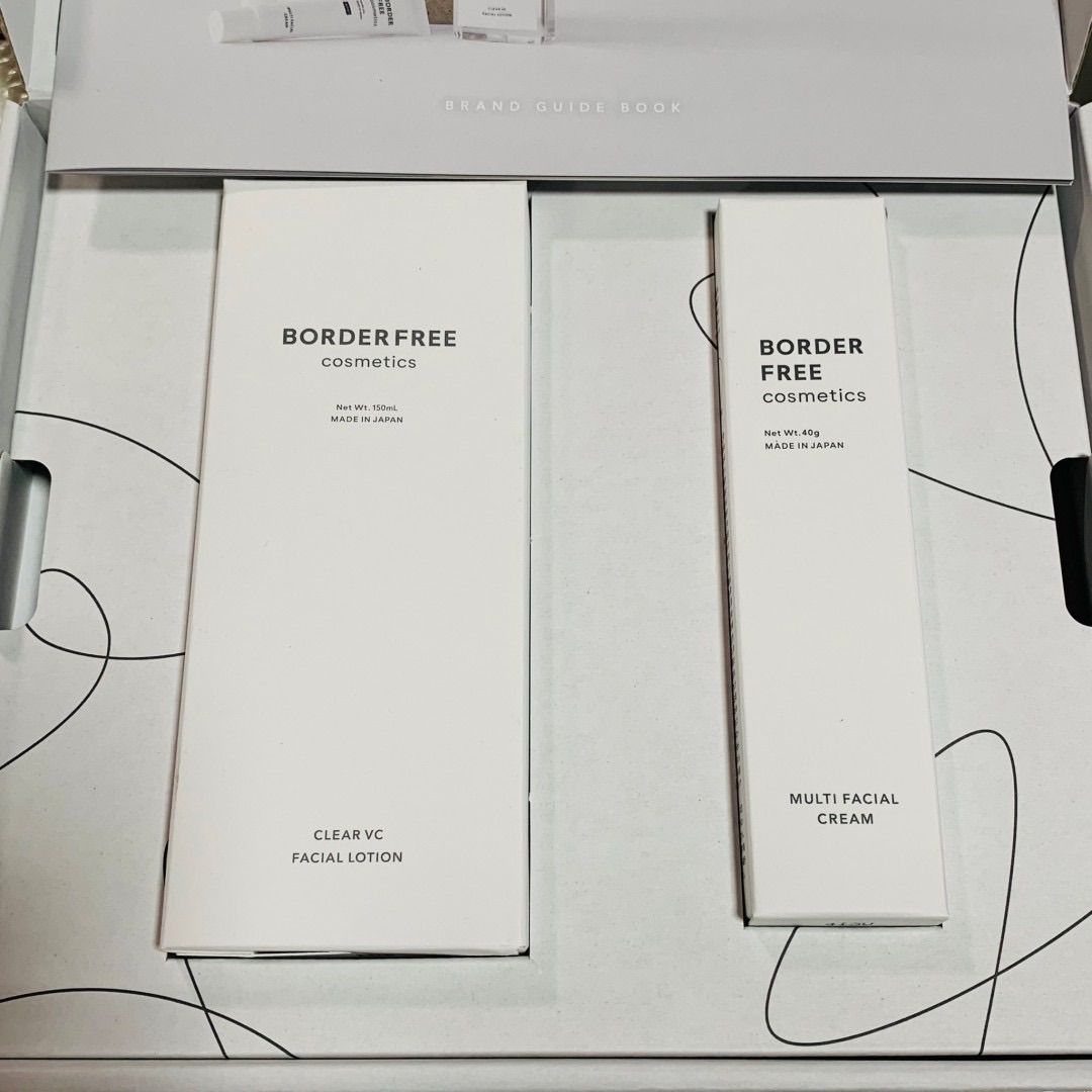 新品未使用BORDER FREE CLEAR VCローション＆クリームセット 公式】BORDER FREE cosmetics｜マルチフェイシャルクリーム