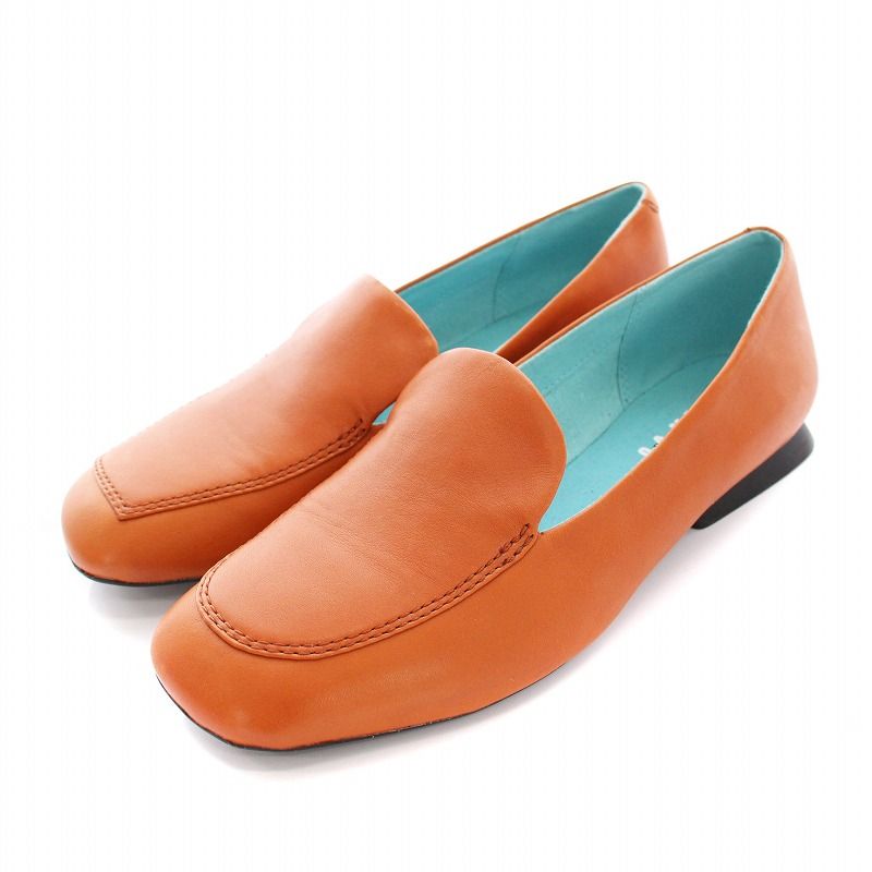 カンペール CAMPER フラットシューズ パンプス レザー 36 オレンジブラウン K201275-002 |YM MU