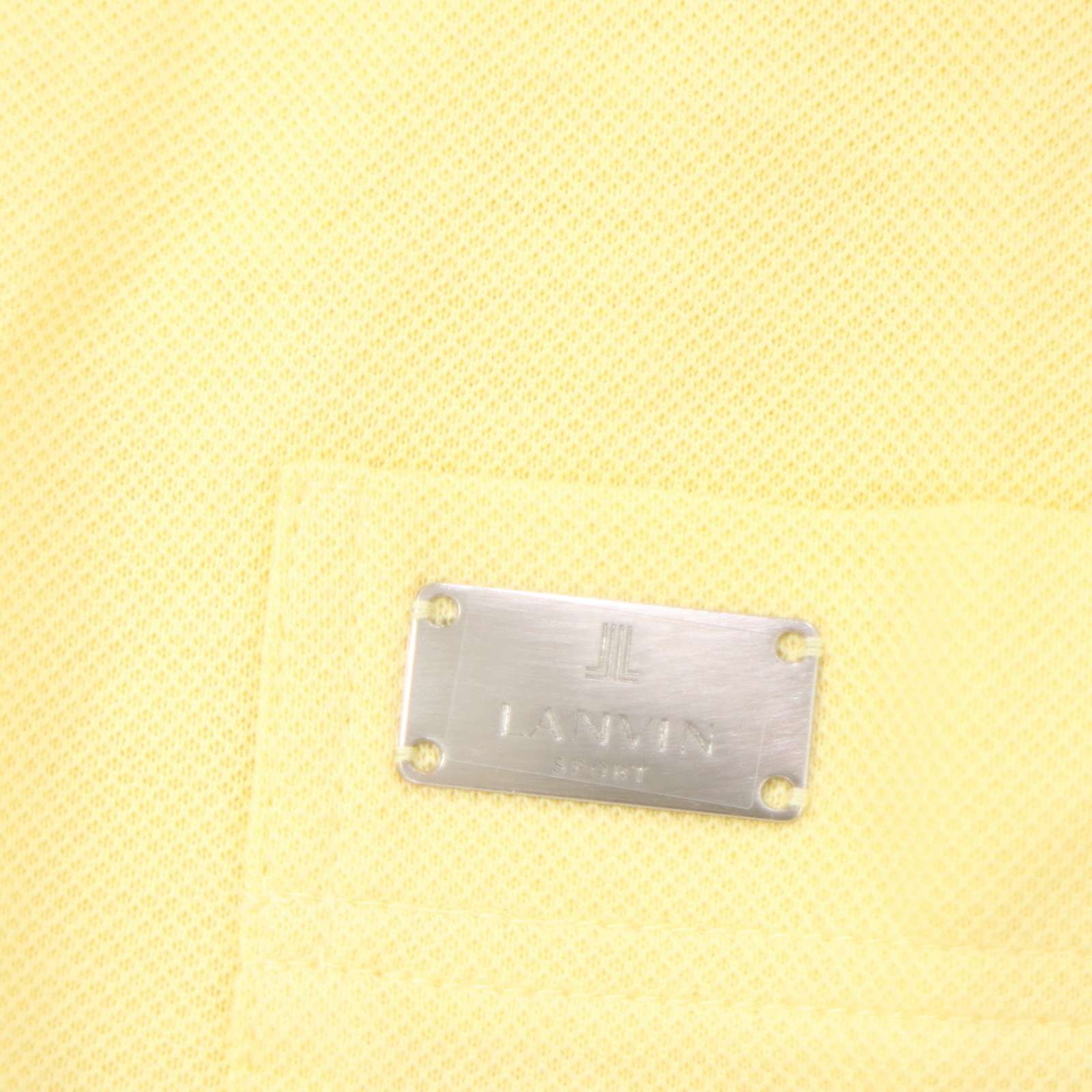 【新品 未使用】 LANVIN SPORT ランバン スポーツ ゴルフ 春夏 MOTION 3D★ 半袖 鹿の子 ポロシャツ Sz.40 メンズ 定価1.8万 新品 未使用】 LANVIN SPORT ランバン スポーツ ゴルフ 春夏