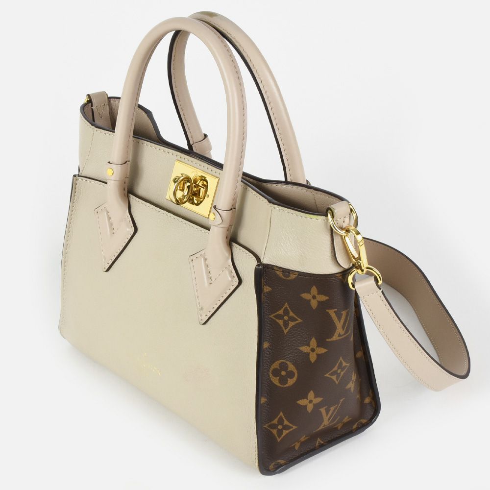 ルイヴィトン LOUIS VUITTON オンマイサイド PM ハンドバッグ 2WAY カーフ M57729 グレージュ RFID(ICチップ)内蔵  モノグラム【中古】 - メルカリ