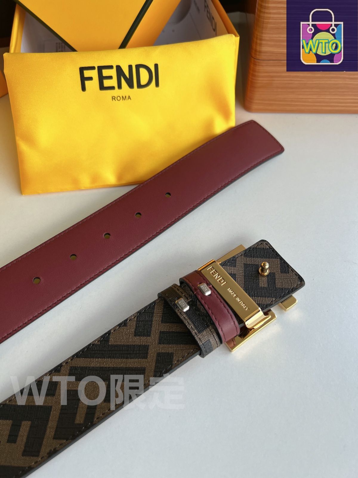 極美品☆フェンディ ベルト 今日特価】FENDI フェンディ トレンドベルト-1 - メルカリ