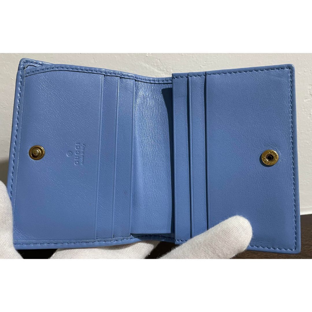 GUCCI グッチ GGマーモント カードホルダー カードケース 札入れ ミニ