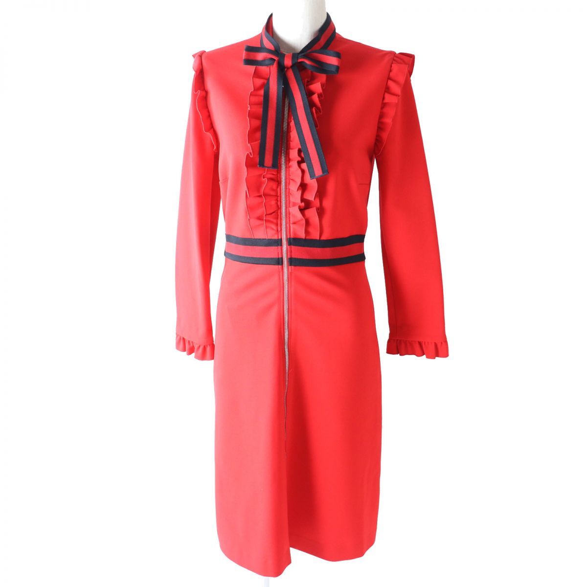 GUCCI シェリーライン ジャージー ワンピース ドレス S 457032