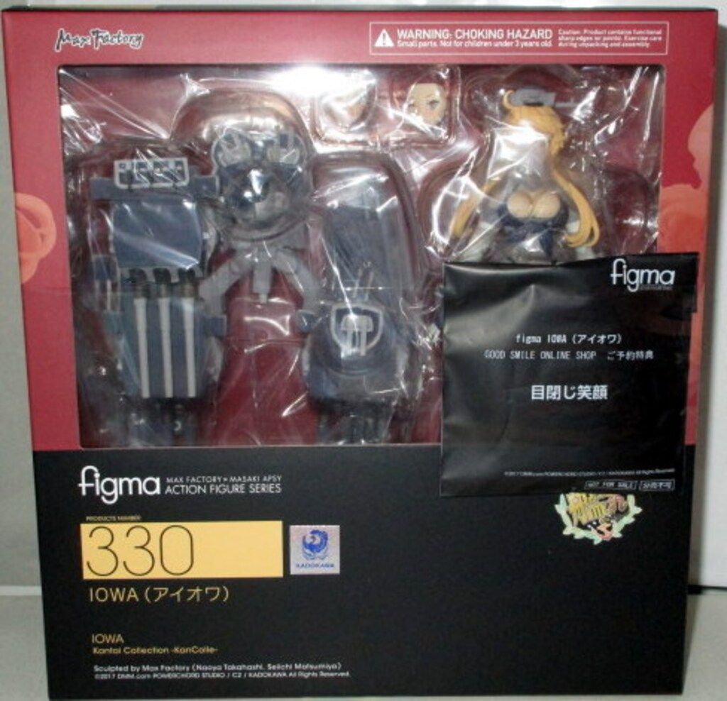 オンライン特典付き　 Iowa　アイオワ　艦これ　目閉じ笑顔 figma オンライン特典付き Iowa アイオワ 艦これ 目閉じ笑顔 figma
