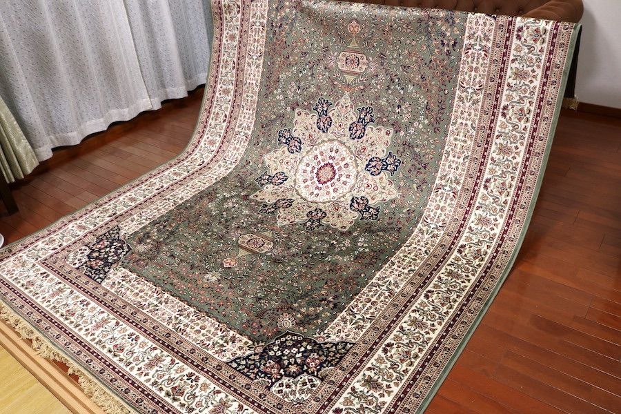 ペルシャ柄絨毯 200×290  ラグ カーペット  訳あり ペルシャ柄絨毯 200×290 新品未使用 6畳 大判ラグ カーペット 訳