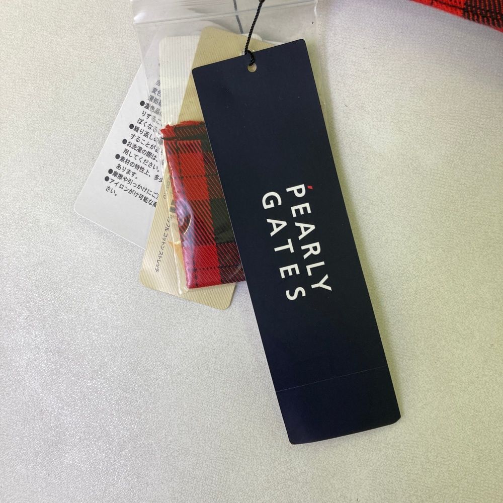 サイズ 5 PEARLY GATES パーリーゲイツ 053-1231003 ストレッチパンツ チェック柄 レッド系 240101543661 ゴルフウェア メンズ ストスト LLC-HASEGAWATOSO_COM