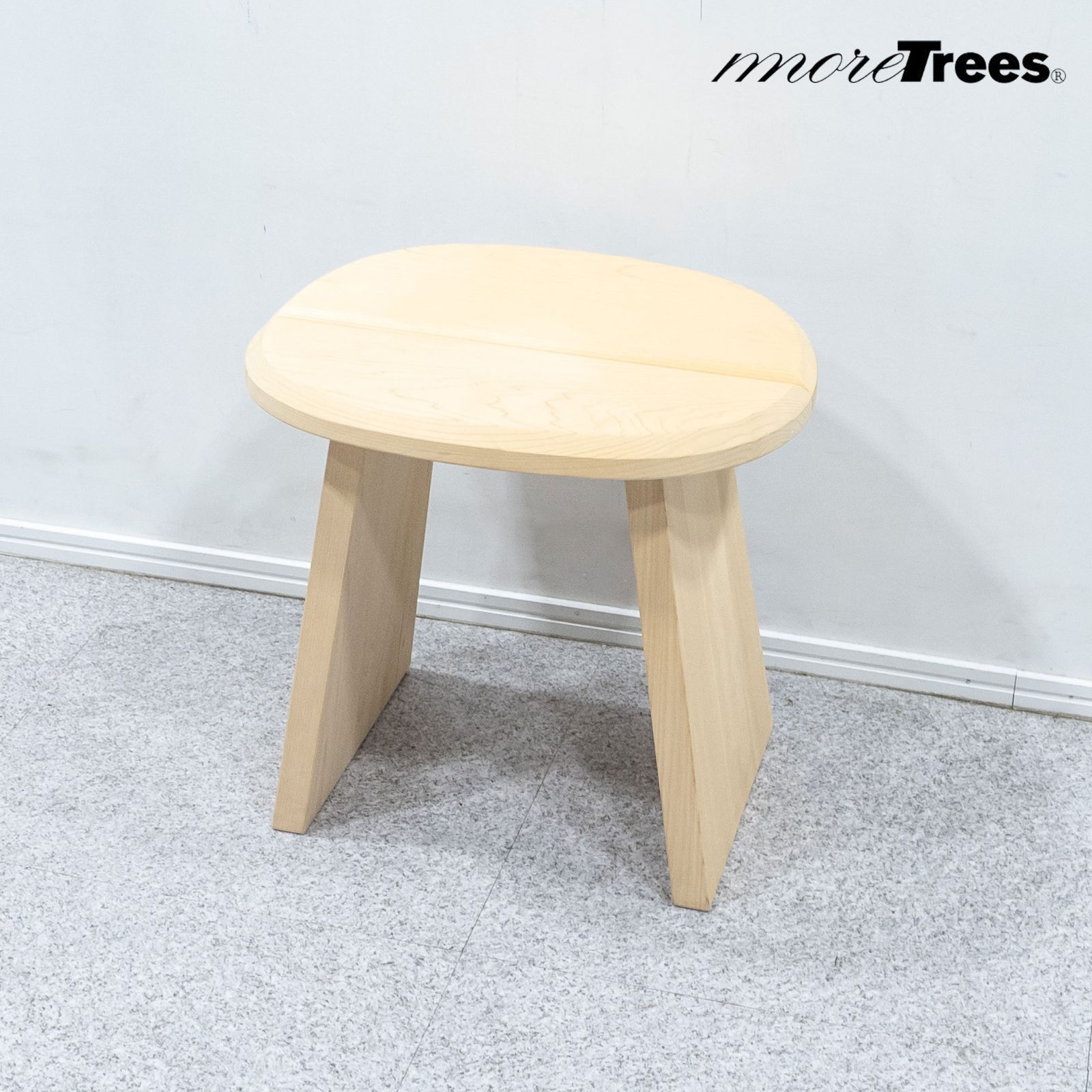 【展示品】more trees design モア トゥリーズ デザイン スツール シングル ヒノキ  ジャスパー・モリソン＋熊野 亘 定価1万【4】