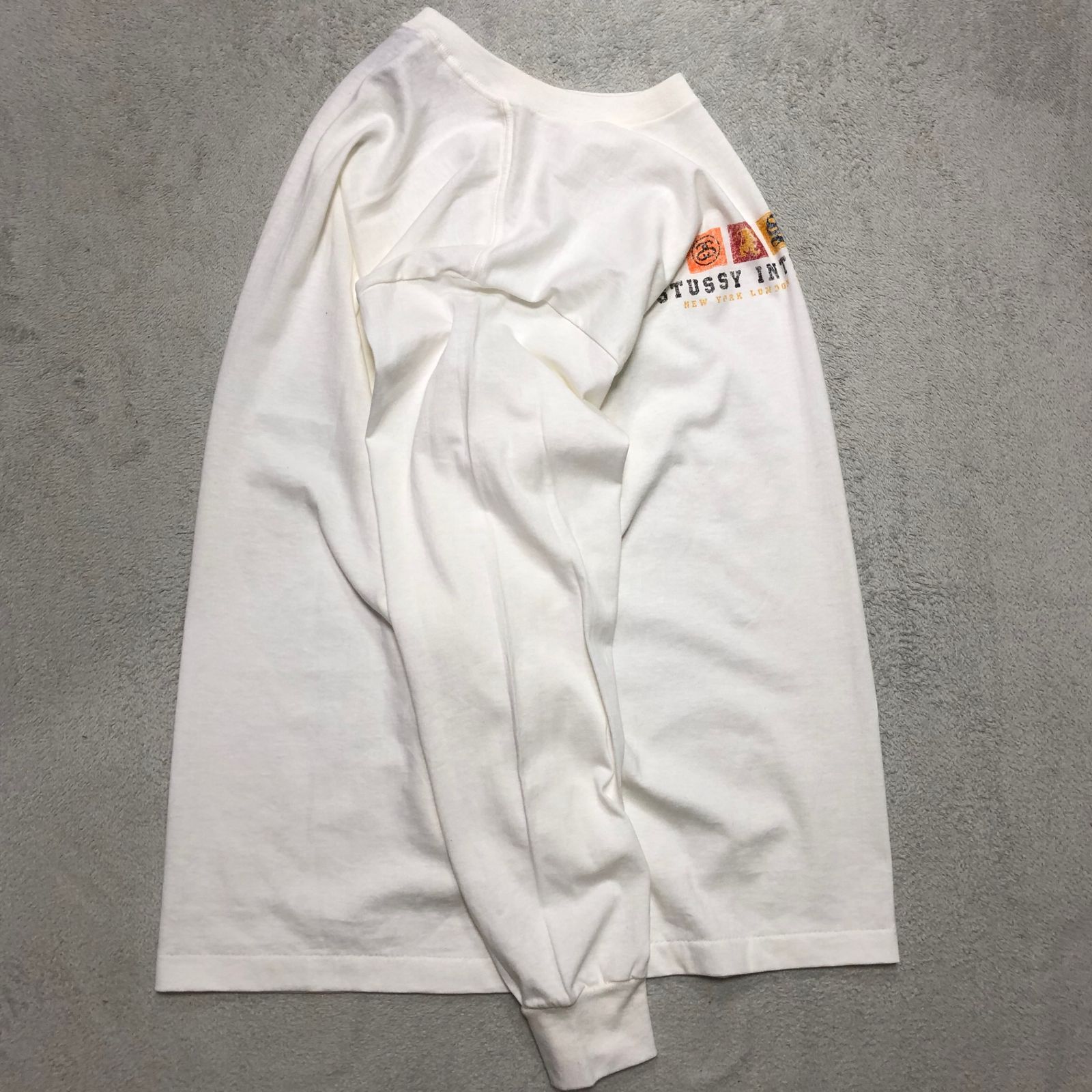 STUSSY USA製 アメリカ製 ロングスリーブTシャツ 長袖カットソー