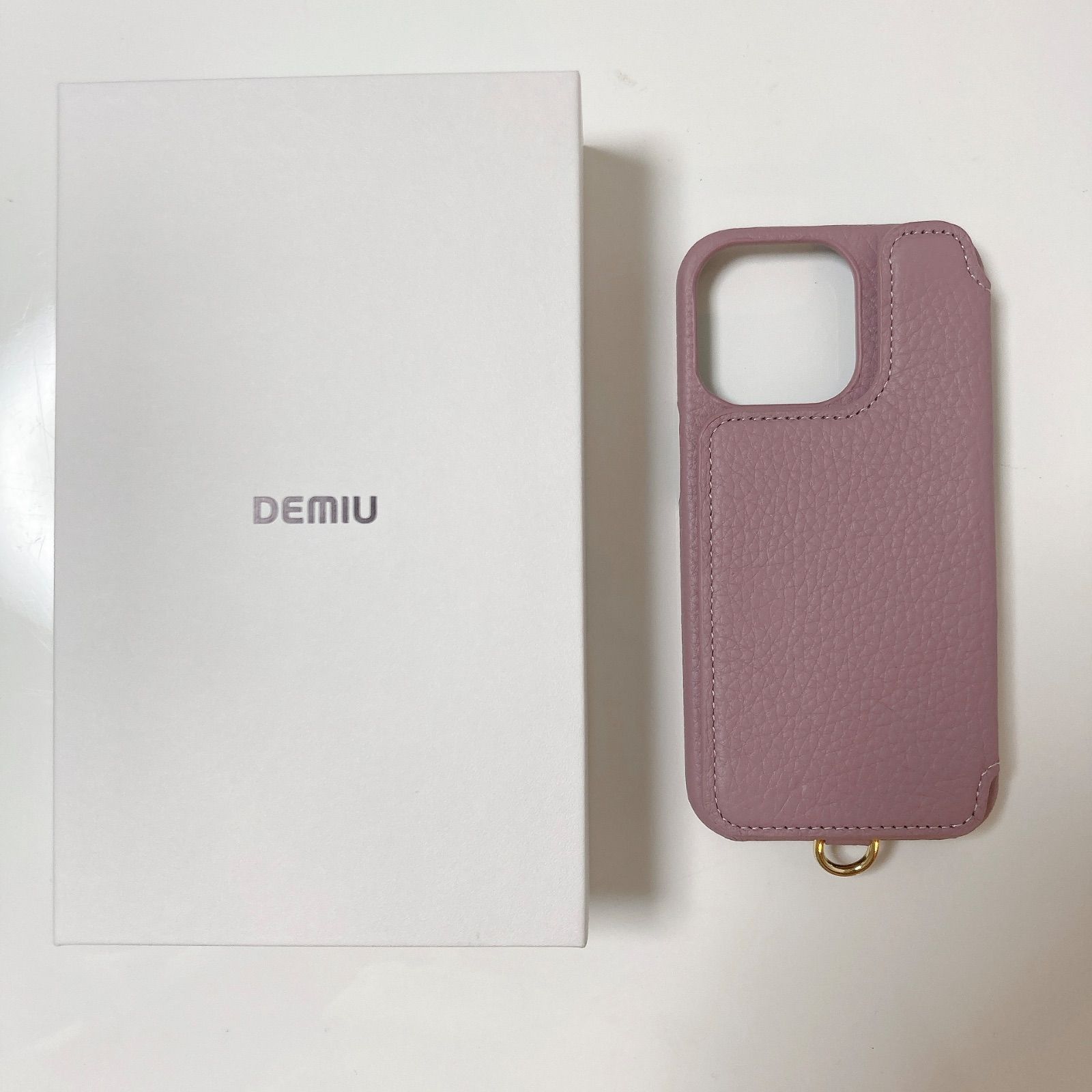 DEMIU(デミュウ) スマホケース iPhone14pro パール DEMIUデミュウ