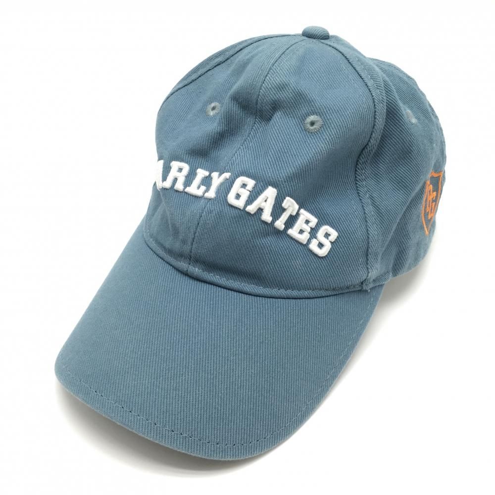 ☆SALE10％OFF☆パーリーゲイツ キャップ ブルー系×白 ニコ