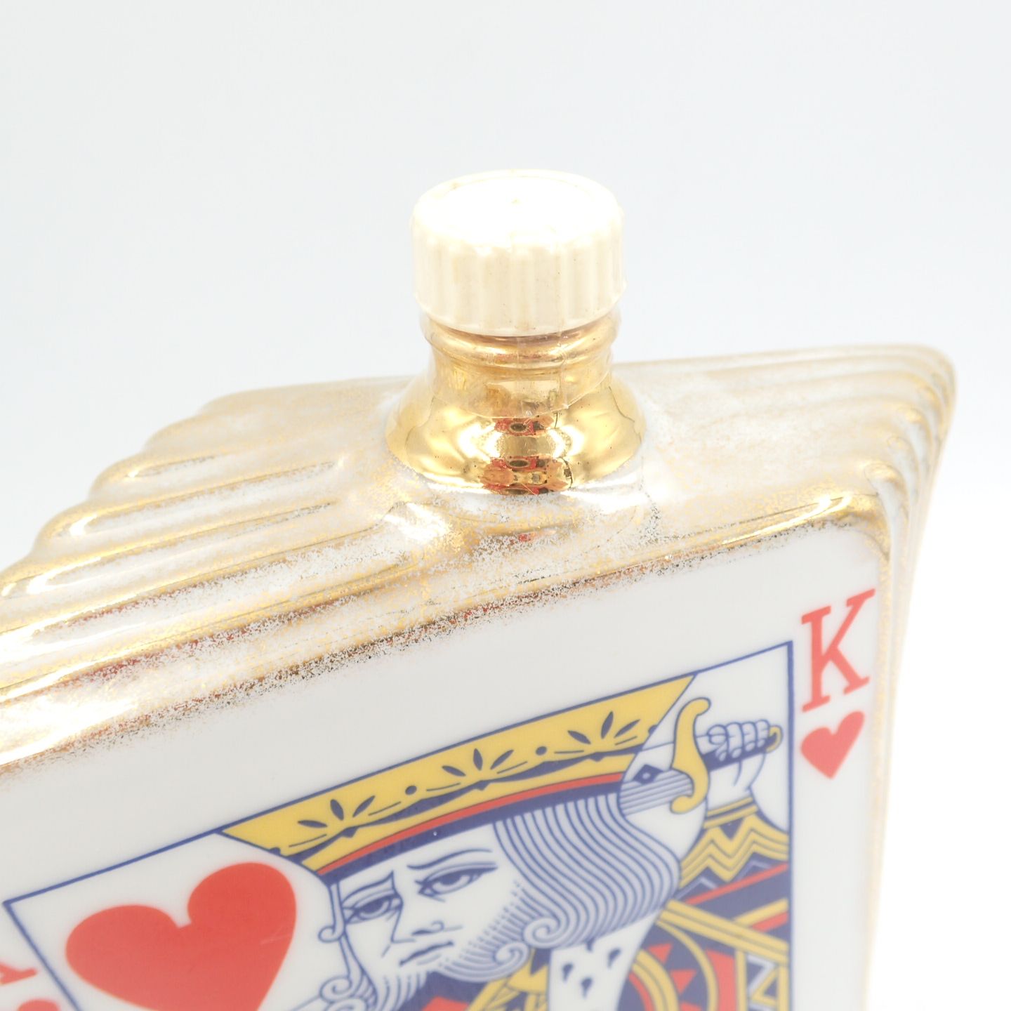 FRAPINコニャック フラパン XO トランプ型 ハートキング 陶器ボトル