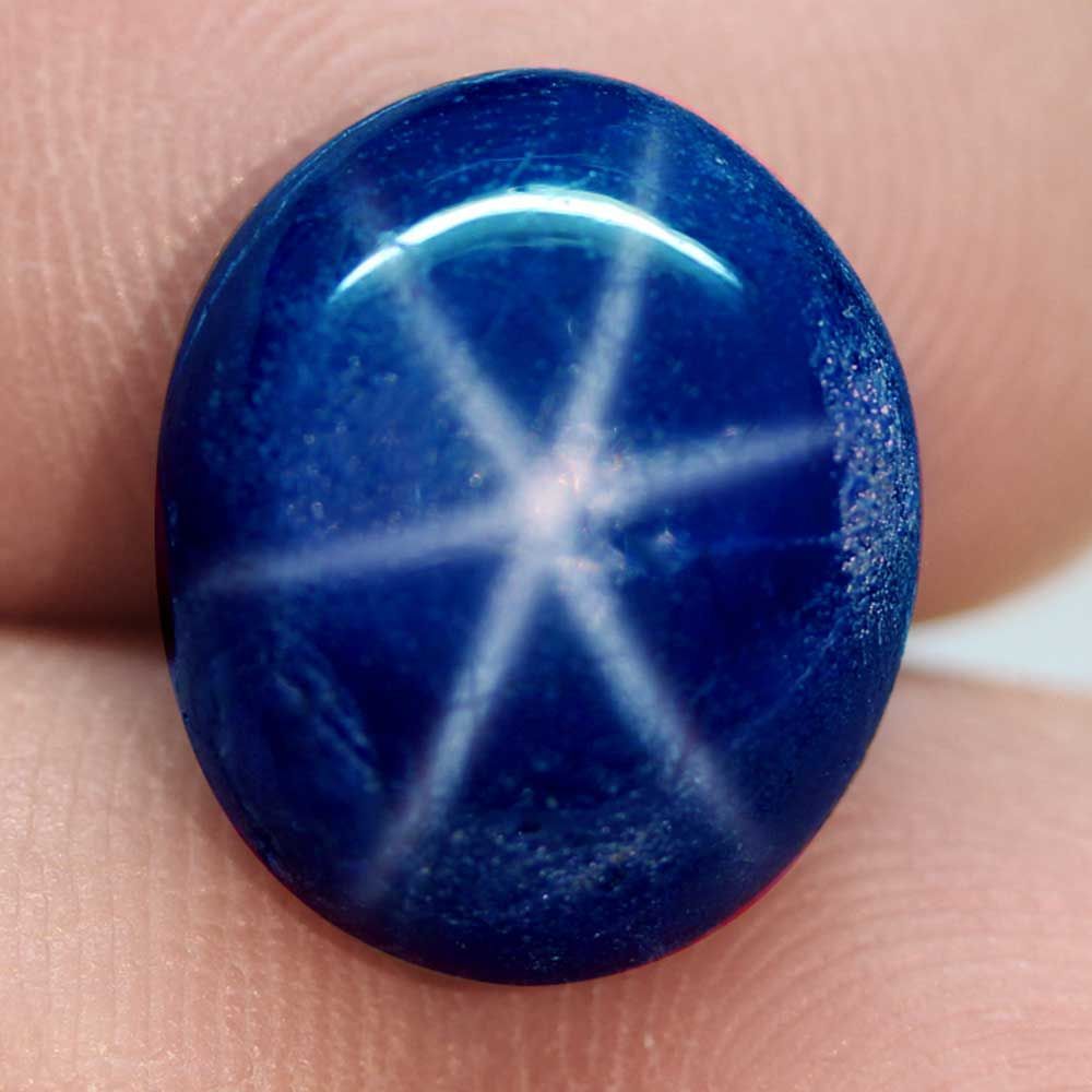 天然超大粒スターサファイアルース 17.72ct:6171】タイ産 Natural 6Rays Star Sapphire 裸石 宝石 鉱物  コランダム jewelry Thailand - メルカリ