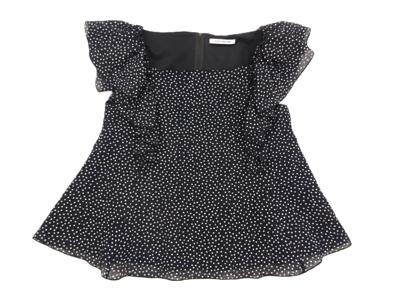 未使用】FOXEY NEW YORK フォクシー Blouse Papillon ブラウス 