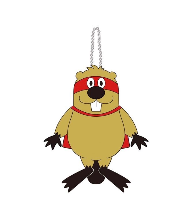 SUPER BEAVER マスクドビーバーマスコットキーホルダー - メルカリ