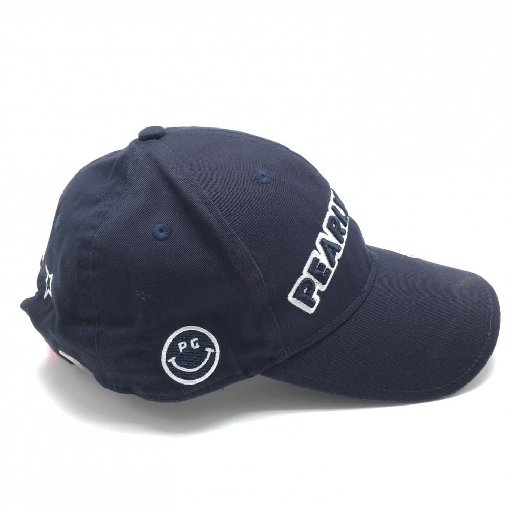 和*也様 ⭐パーリーゲイツ ♥️PEARLY GATES ニコちゃんキャップ PEARLY GATES パーリーゲイツ キャップ ニコちゃん ネイビー系 FR