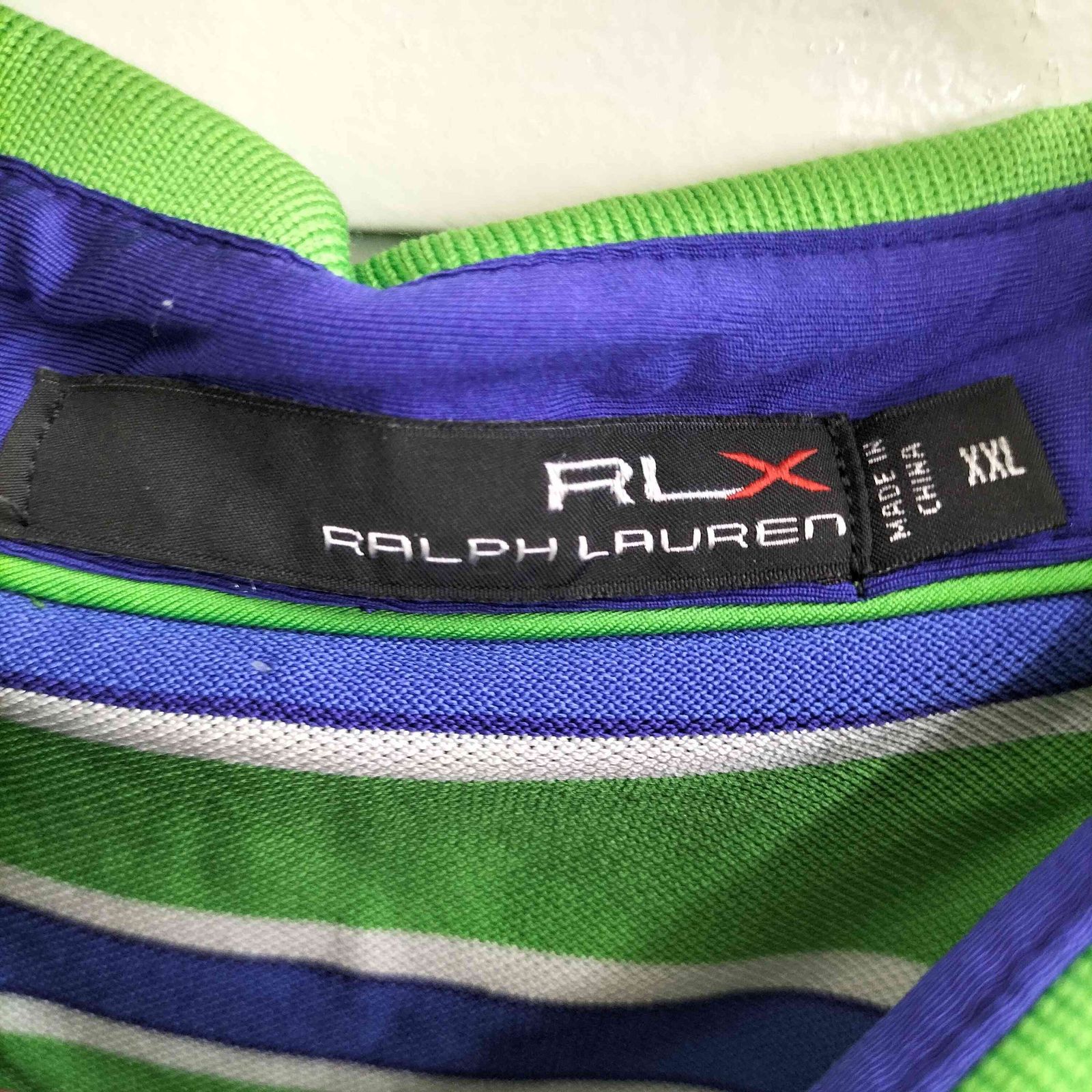 RLX by Ralph Laurenラルフローレン Men's ボーダー RLX RALPH LAUREN MEN'S Performance Striped Cotton-Blend