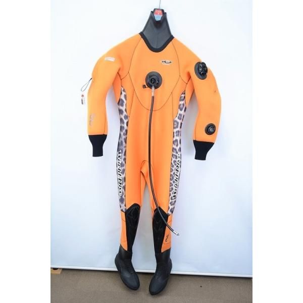 World Dive 5mm 男性用 ドライスーツ（170cm/65kg/ブーツ26cm)［Dsuit 