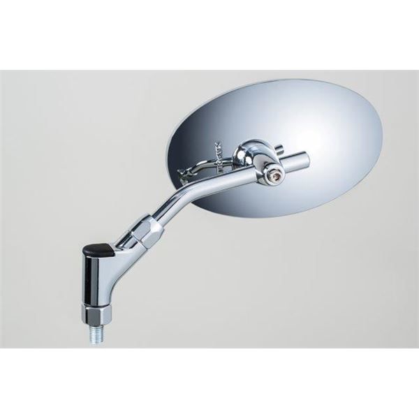 クーポン配布中-スーパー 対象 タナックス TANAX クラシカル3ミラー シルバー ブルー鏡 左右共通 ネジ径10mm