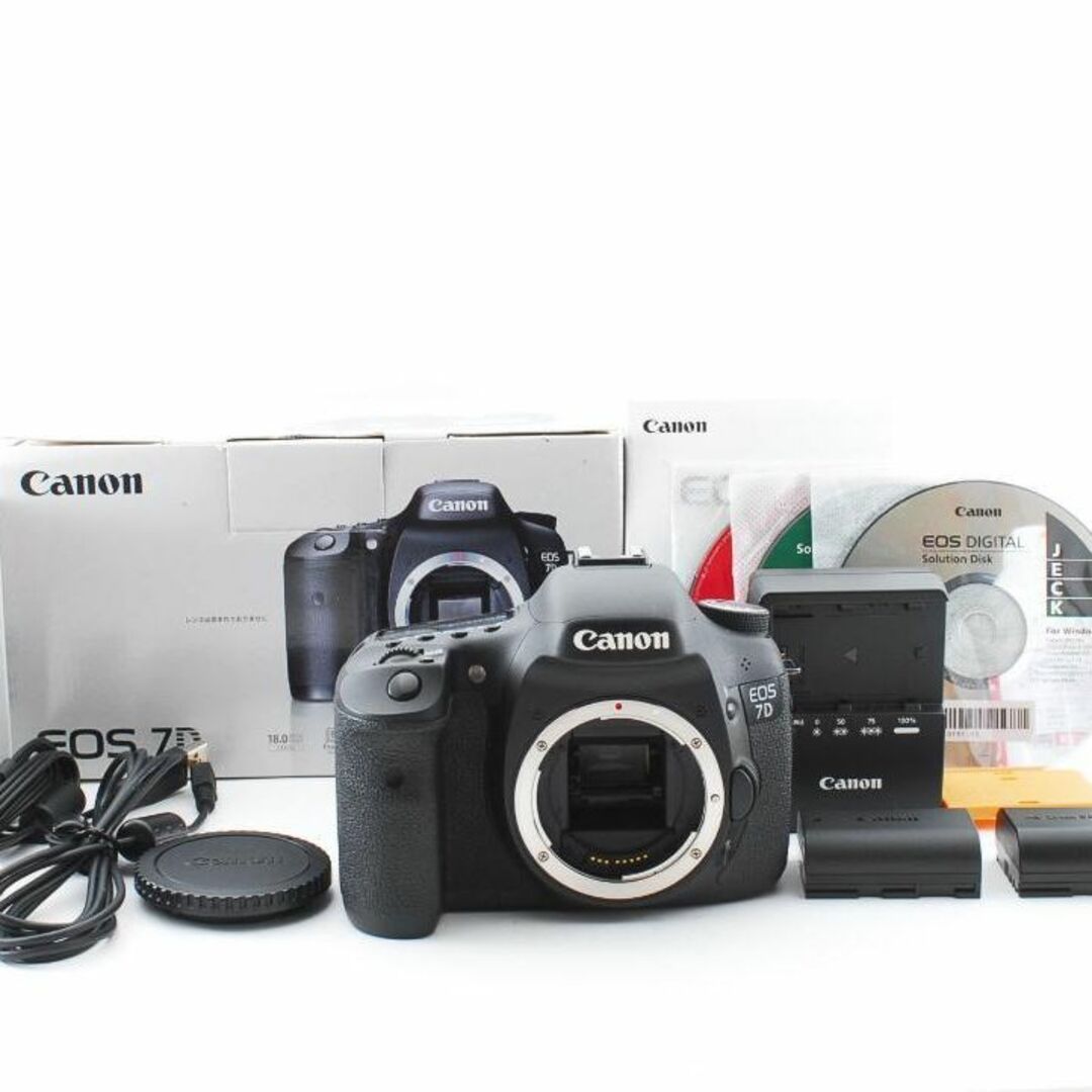 箱付き・美品】 Canon EOS 7D ボディ デジタル一眼 カメラ - Blue