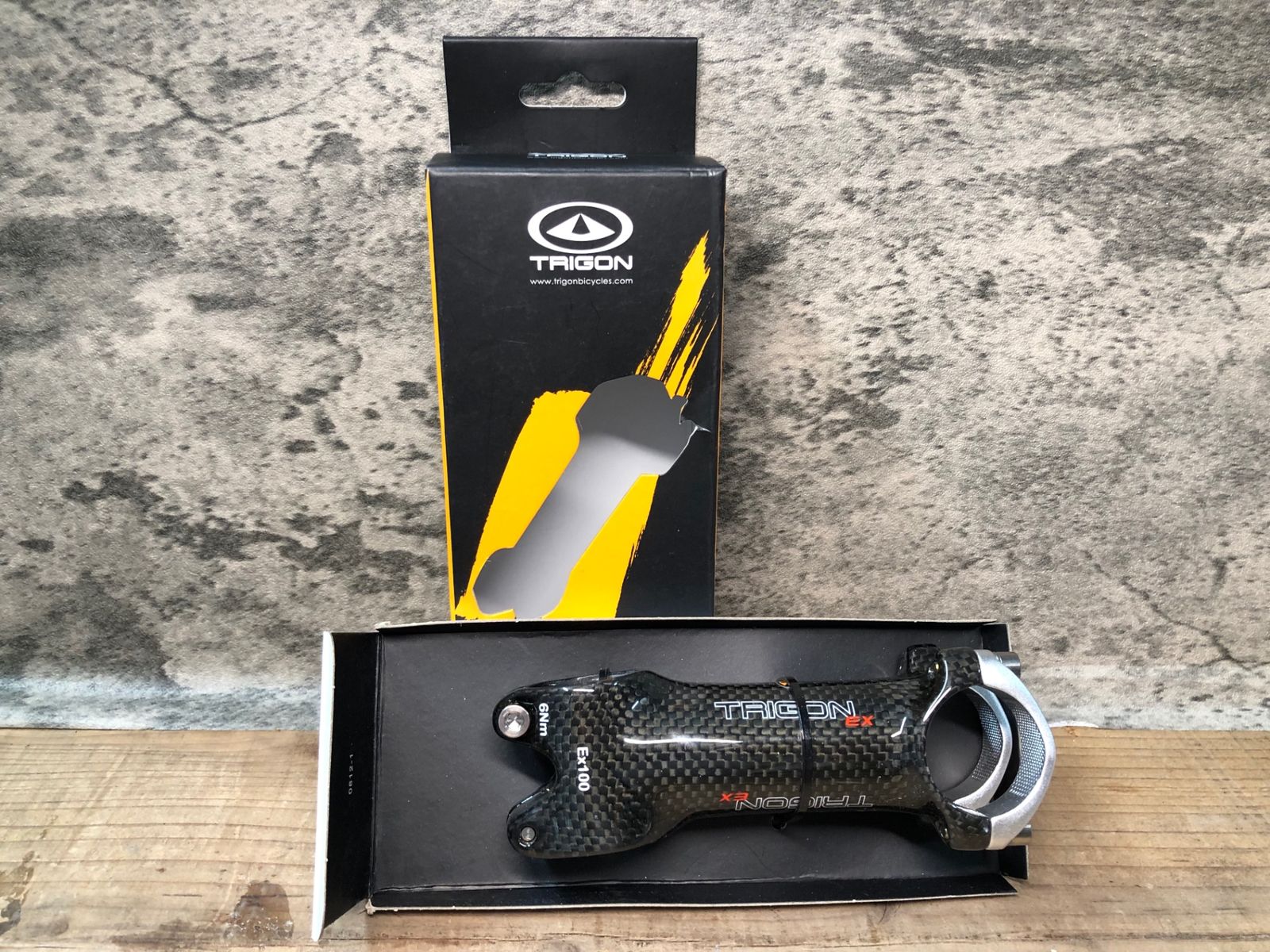 IQ770 トライゴン TRIGON EX カーボンラップ ステム 100mm Φ31.8 OS 未使用