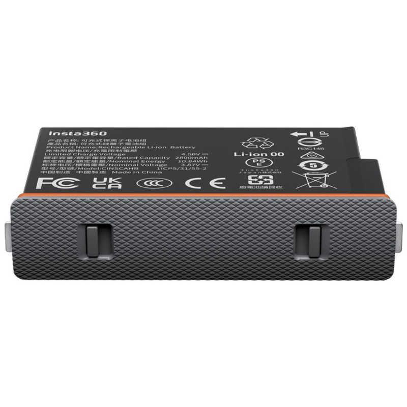 INSTA360 X5 ウルトラバッテリー 2800mAh ブラック CINSCAHB ANARI_COM_TR