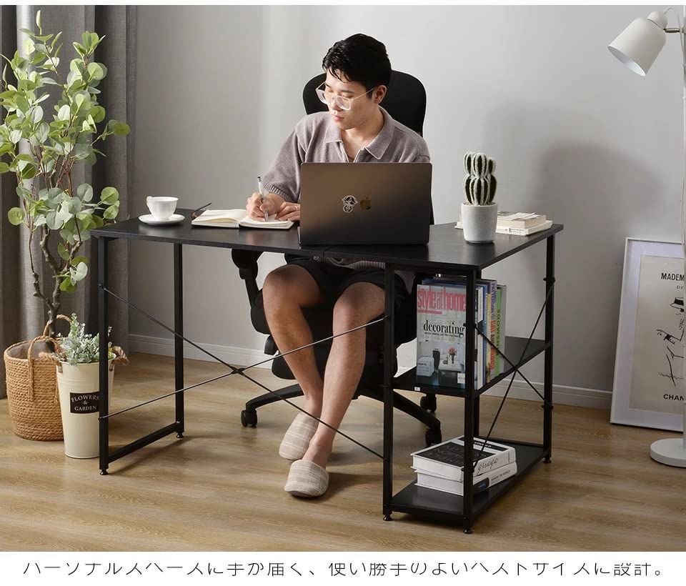 PC 机 在宅勤務 木目調 木製 リモートワーク グラつき防止 ゲーム PC 机 在宅勤務 木目調 木製 リモートワーク グラつき防止 ゲーム