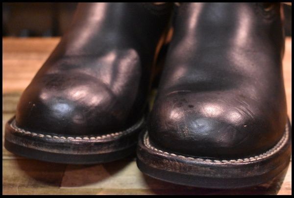 【7.5 箱付 良品】VIBERG ヴァイバー 83 エンジニア ブラック クロムエクセル 黒 ビブラム700 ブーツ ヴィバーグ ヴァイバーグ HOPESMORE【EQ292】