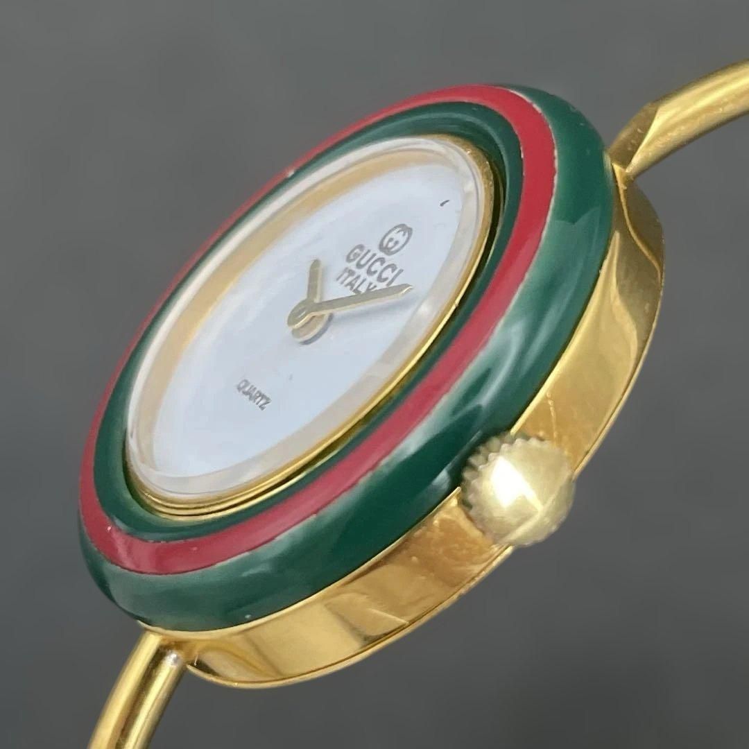 GUCCI チェンジベゼル 時計＆交換用ベゼル8個＆化粧箱 グッチ