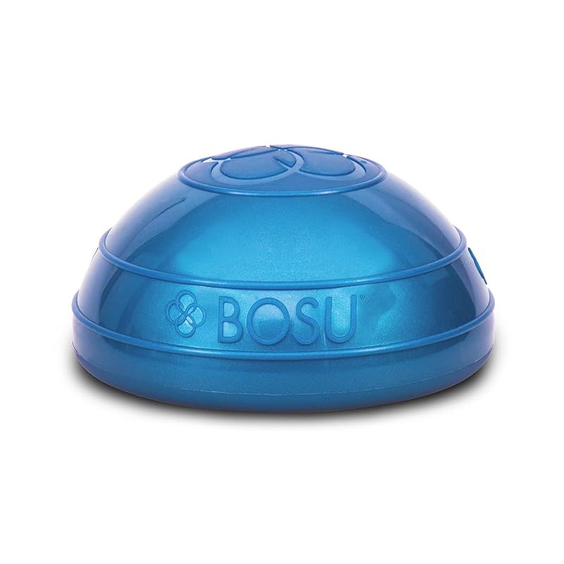 Bosu 直径6.5インチ ユニ ダイナミック 両面 ホームワークアウト バランスボールポッド 強度と柔軟性 ブルー 2パック 1