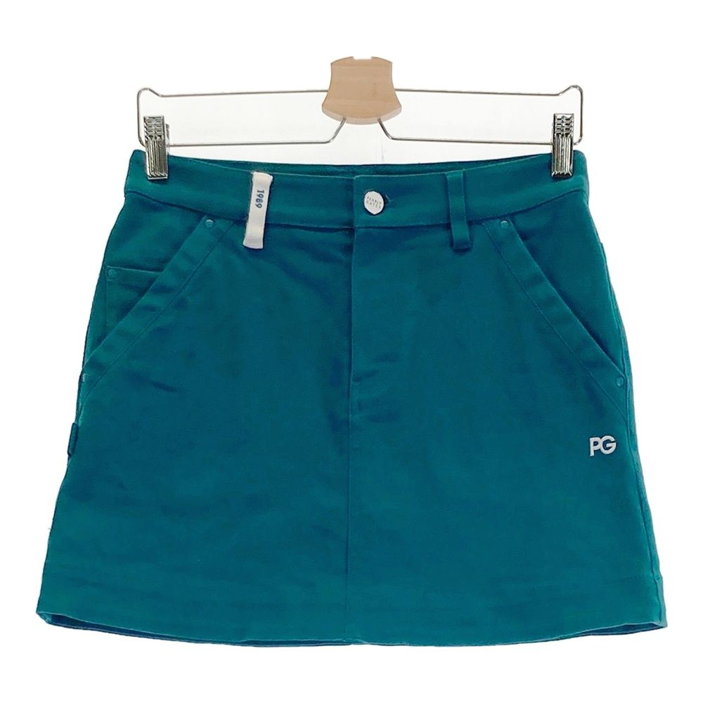 サイズ：1 PEARLY GATES パーリーゲイツ ストレッチスカート ブルー系