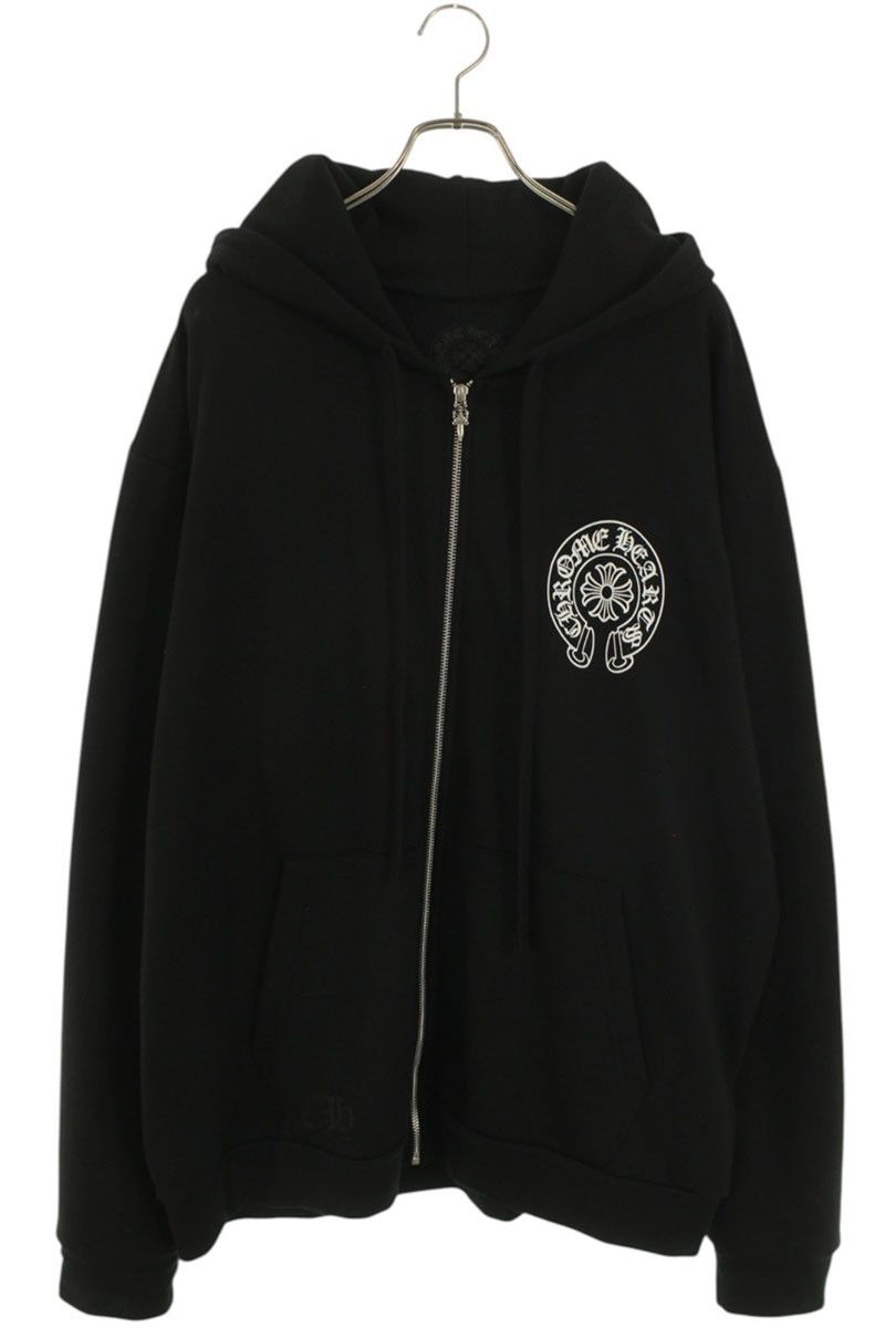 KRHYME DENIMメンズパーカーXL 新品未使用 クロムハーツ SWTSHRT HD ZIP 東京限定ホースシュープリントプル