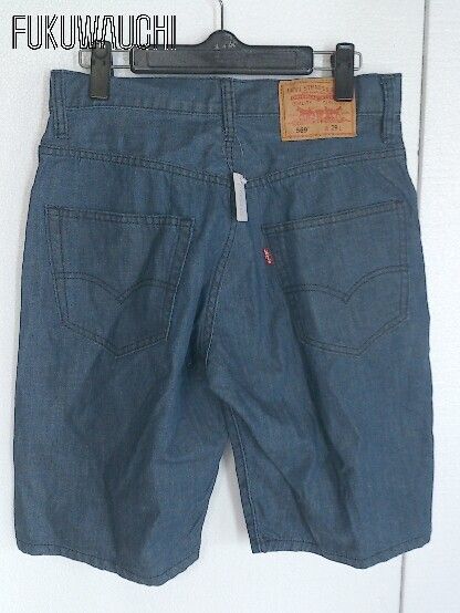 ◇ Levi's リーバイス 569 デニム ハーフ パンツ W29 インディゴ *  【1002798791381】