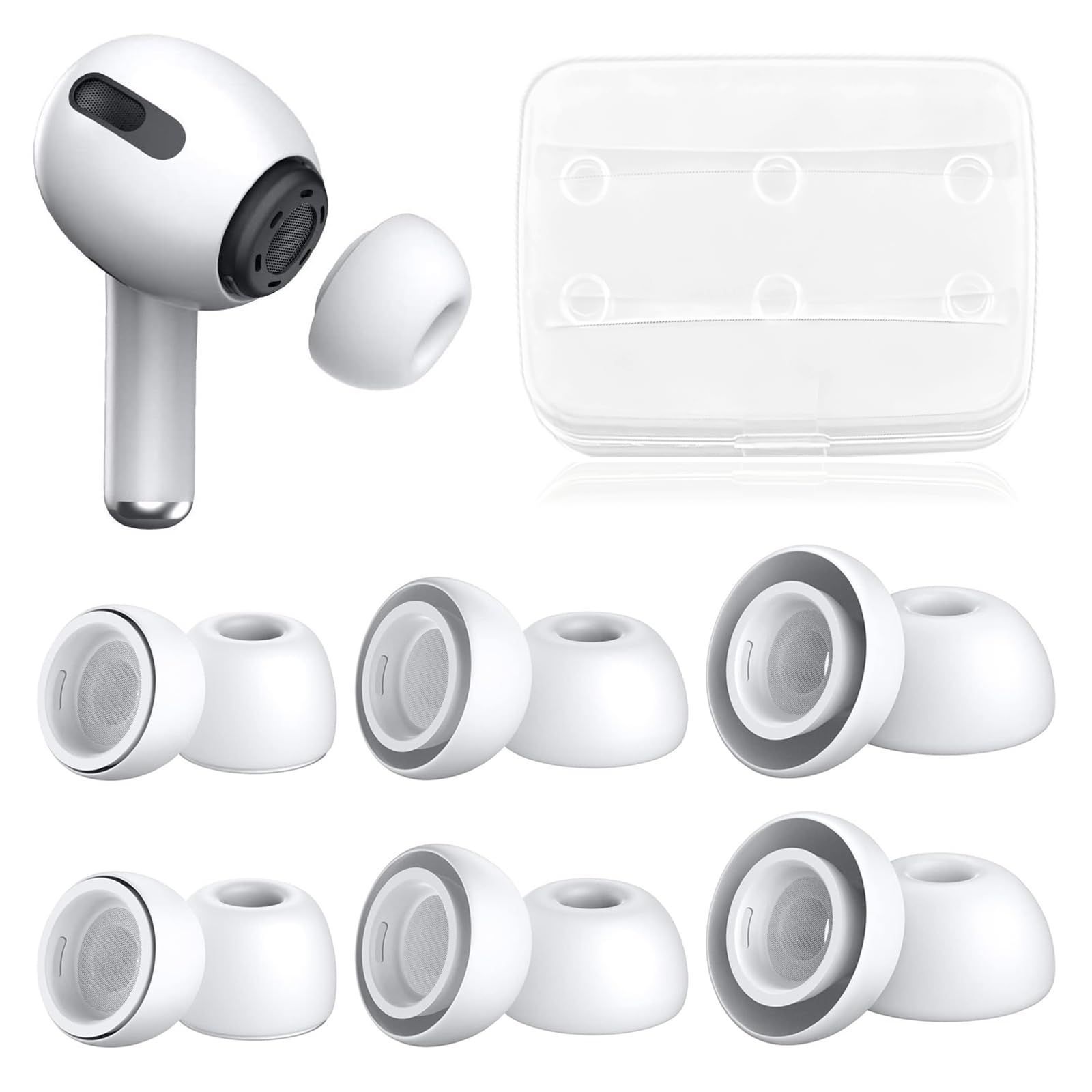 ShotR イヤーピース AirPods Pro Pro2 第1世代 第2世代 対応 シリコン