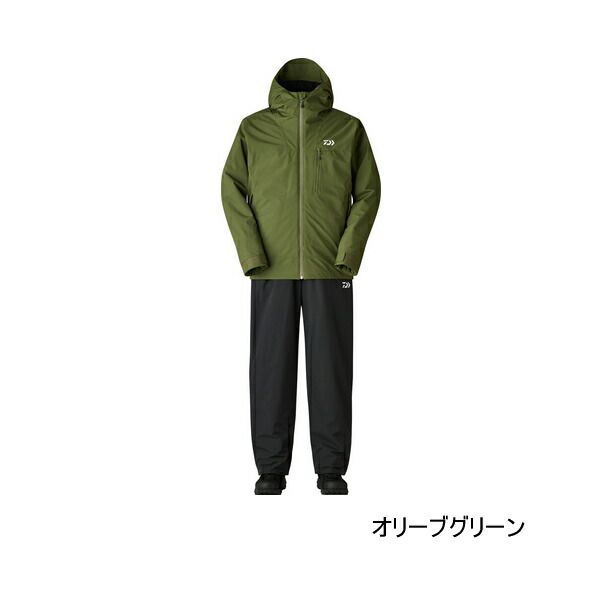≪ 25年9月新商品 ≫ ダイワ レインマックス R ウインタースーツ DW-3525 オリーブグリーン WLサイズ