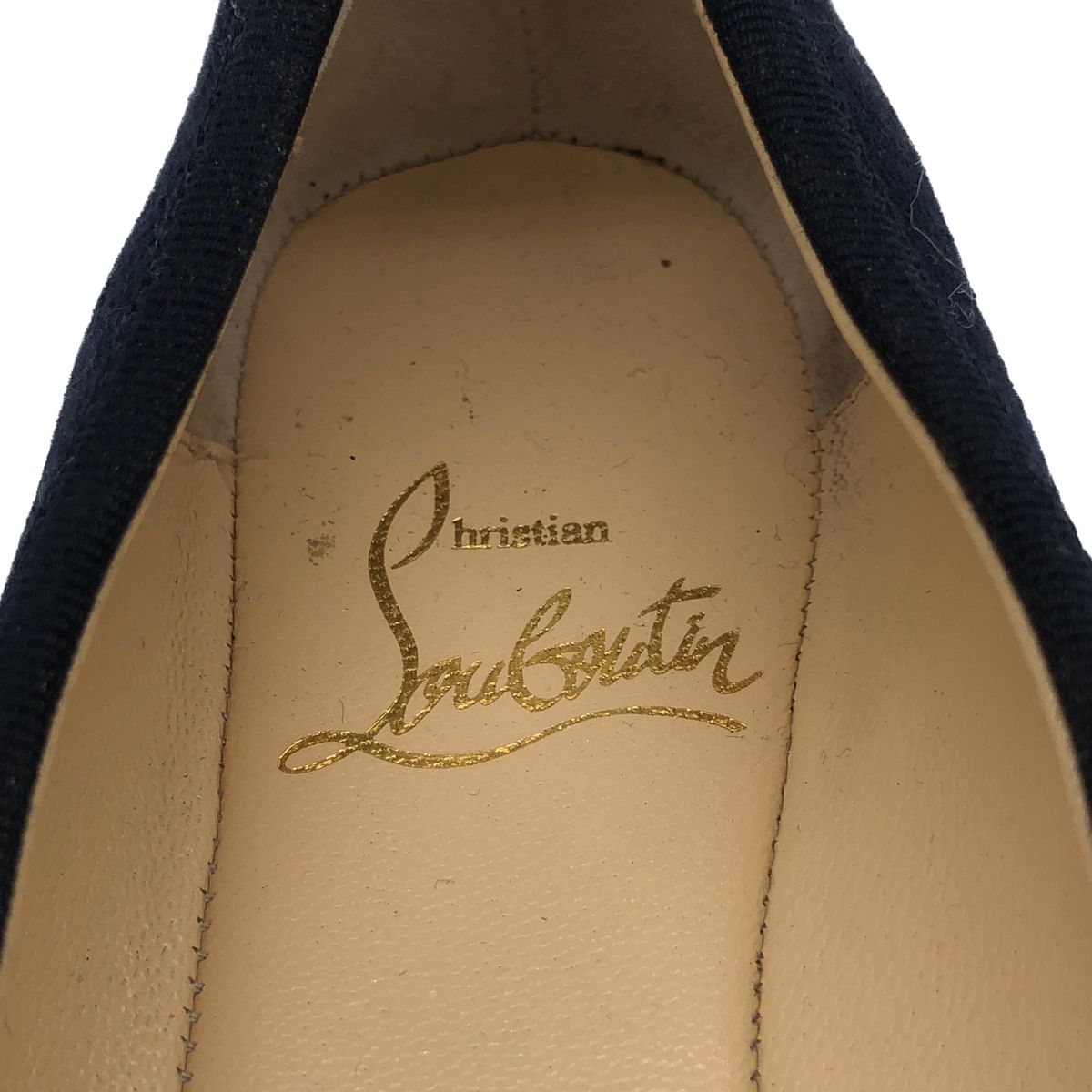 Christian Louboutin クリスチャンルブタン デニムリボン