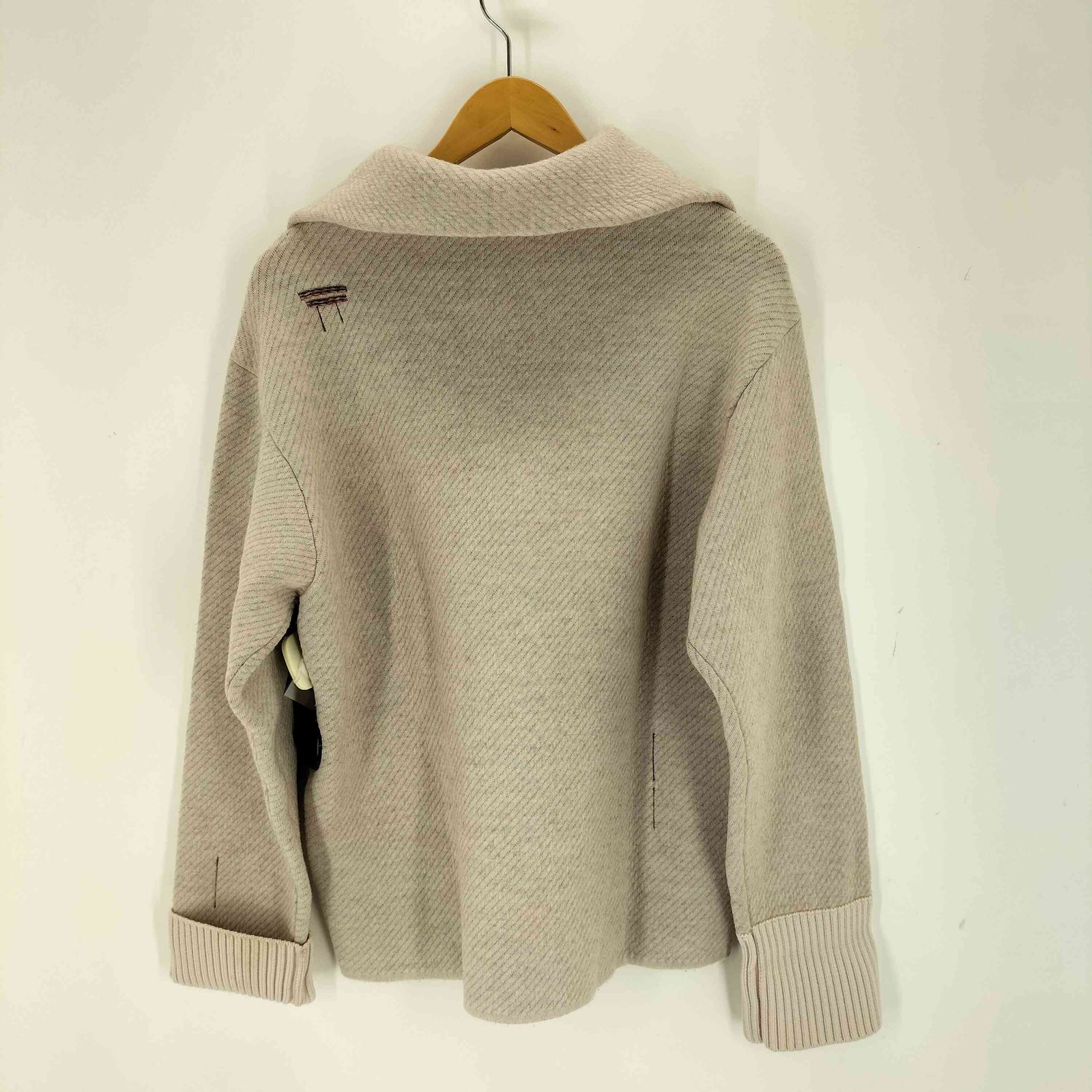 8on8 21AW ニットポロ 8on8 - ニットポロ 36(XS位) 青 古着中古
