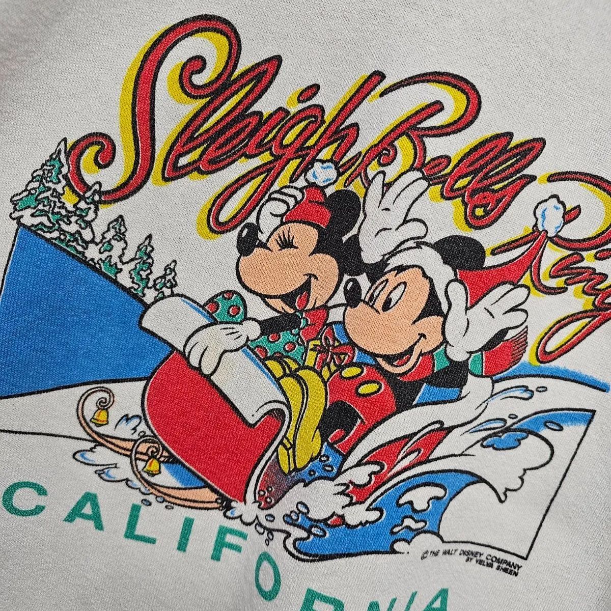USA製】Velva Sheen Mickey Disneyスウェット XL US古着】90s USA製