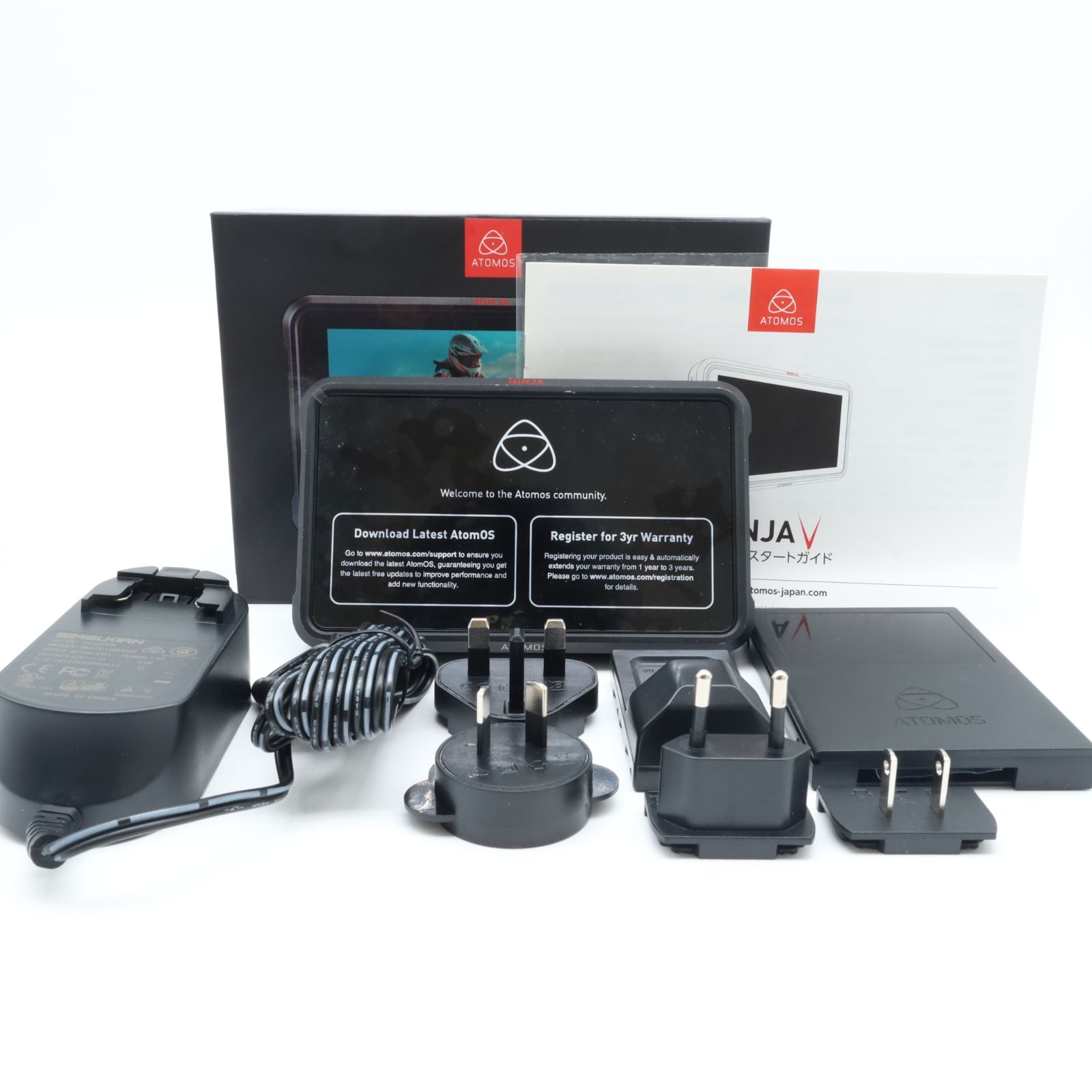 元 き ATOMOS アトモス NINJA V ATOMNJAV01 ATOMNJAV01 ブラック