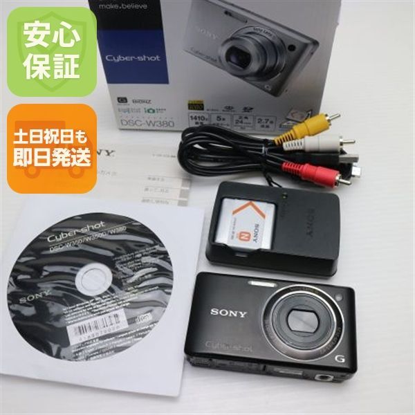 Cyber-shot DSC-W380 ブラック 即日発送 SONY デジカメ デジタルカメラ 本体 土日祝発送OK 06000