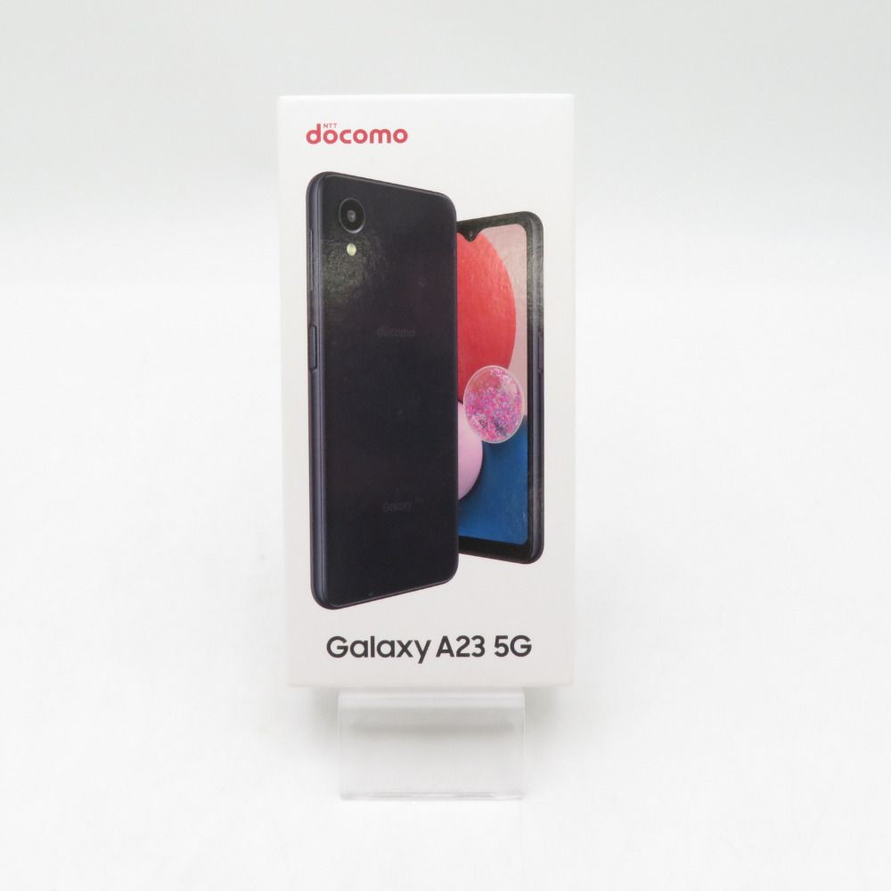Galaxy ギャラクシー Androidスマホ A23 5G SC-56C ブラック SIMロック解除済［docomo版 SIMフリー］2022年 SC-56C 未使用品