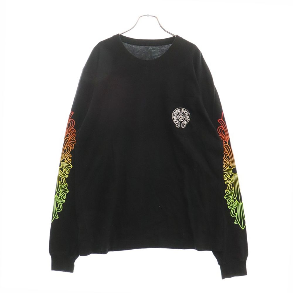 CHROME HEARTS (クロムハーツ) Back Grad Circle Logo L/S Tee バック  