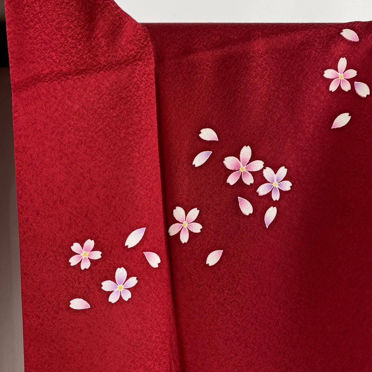 振袖 身丈173cm 裄丈69.5cm L 袷 袋帯フルセット 鈴 桜 刺繍 金