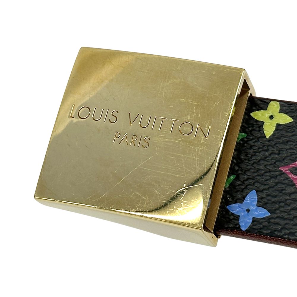 ルイヴィトン モノグラム ブラック ベルト ゴールド メンズ レディース ルイ・ヴィトン LOUIS VUITTON ベルト レディース メンズ