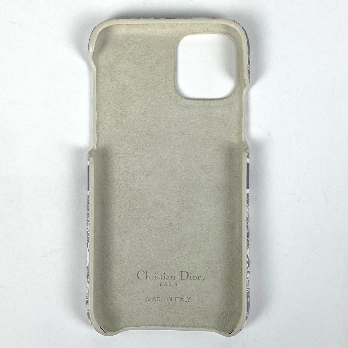 Dior - ディオール Dioriviera トワル ドゥ ジュイ iPhone 11 Pro ケース グレー カーフスキン【中古】 ディオール Dioriviera トワル ドゥ ジュイ iPhone 11 Pro