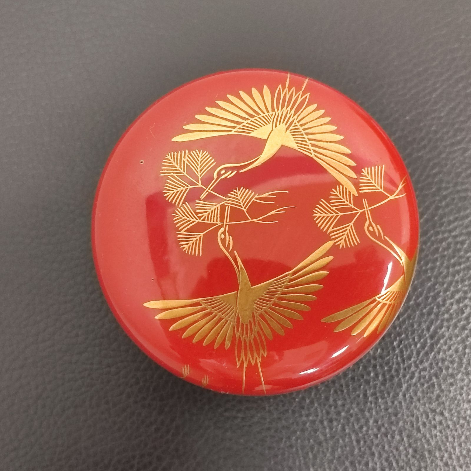 佐々木麗峰作 棗 松喰鶴 共箱付 金蒔絵 茶道具 漆芸 - メルカリ
