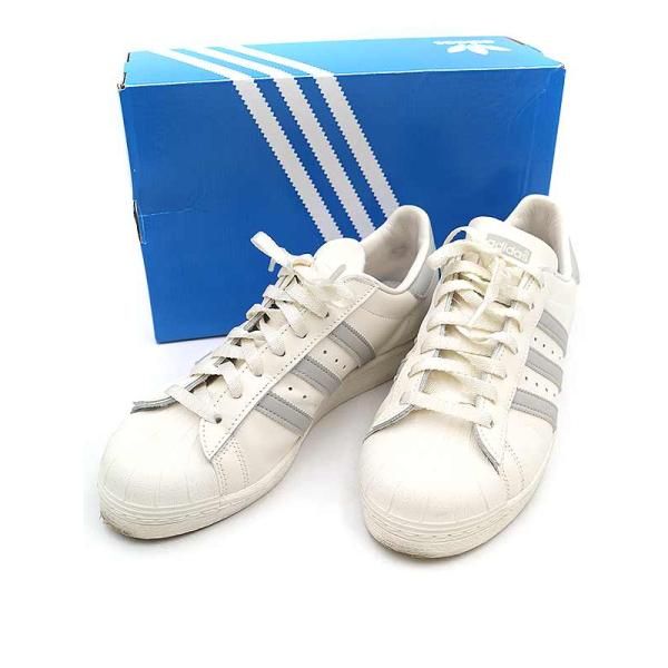 adidasアディダスSUPERSTAR82CLOUDWHITEスニーカーホワイトサイズ:27.5cmメンズ