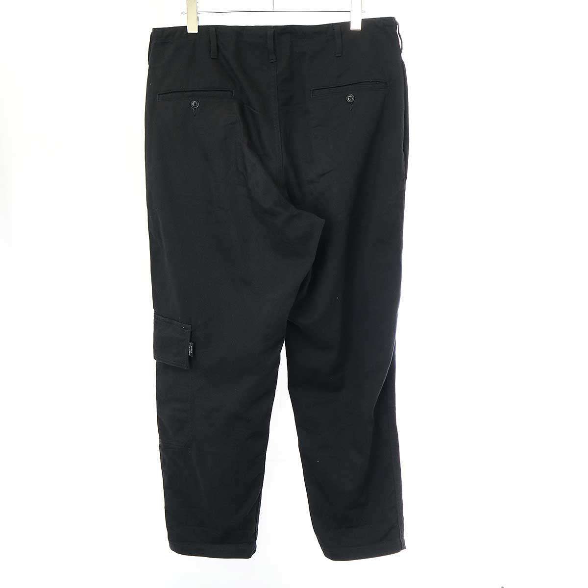 BLACK Scandal Yohji Yamamoto ブラックスキャンダルヨウジヤマモト 24SS KATSURAGI A-SIDE TUCK  PANTS カツラギタックデニムパンツ HS-P98-040 ブラック 3