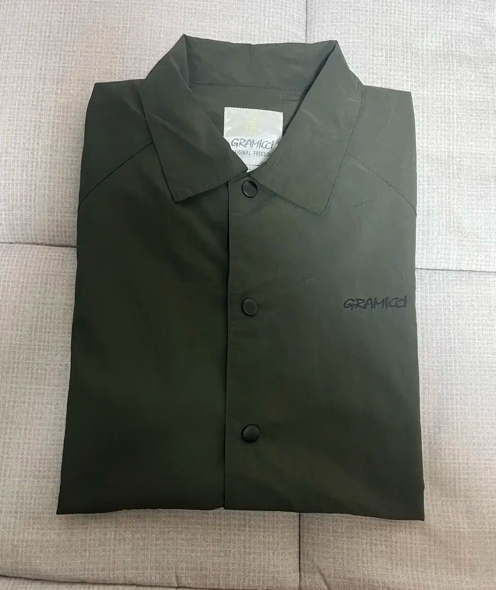 GRAMicci グラミチ ナイロン 川 銀行 シャツ Black Ink