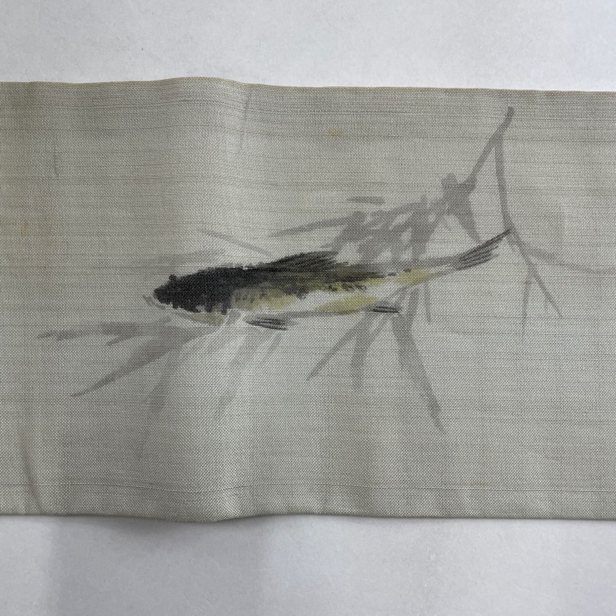 名古屋帯／夏帯　正絹　夫婦鮎　未使用美品(^^) 楽天市場】【中古】 名古屋帯 夏物 九寸 リサイクル 麻 本麻