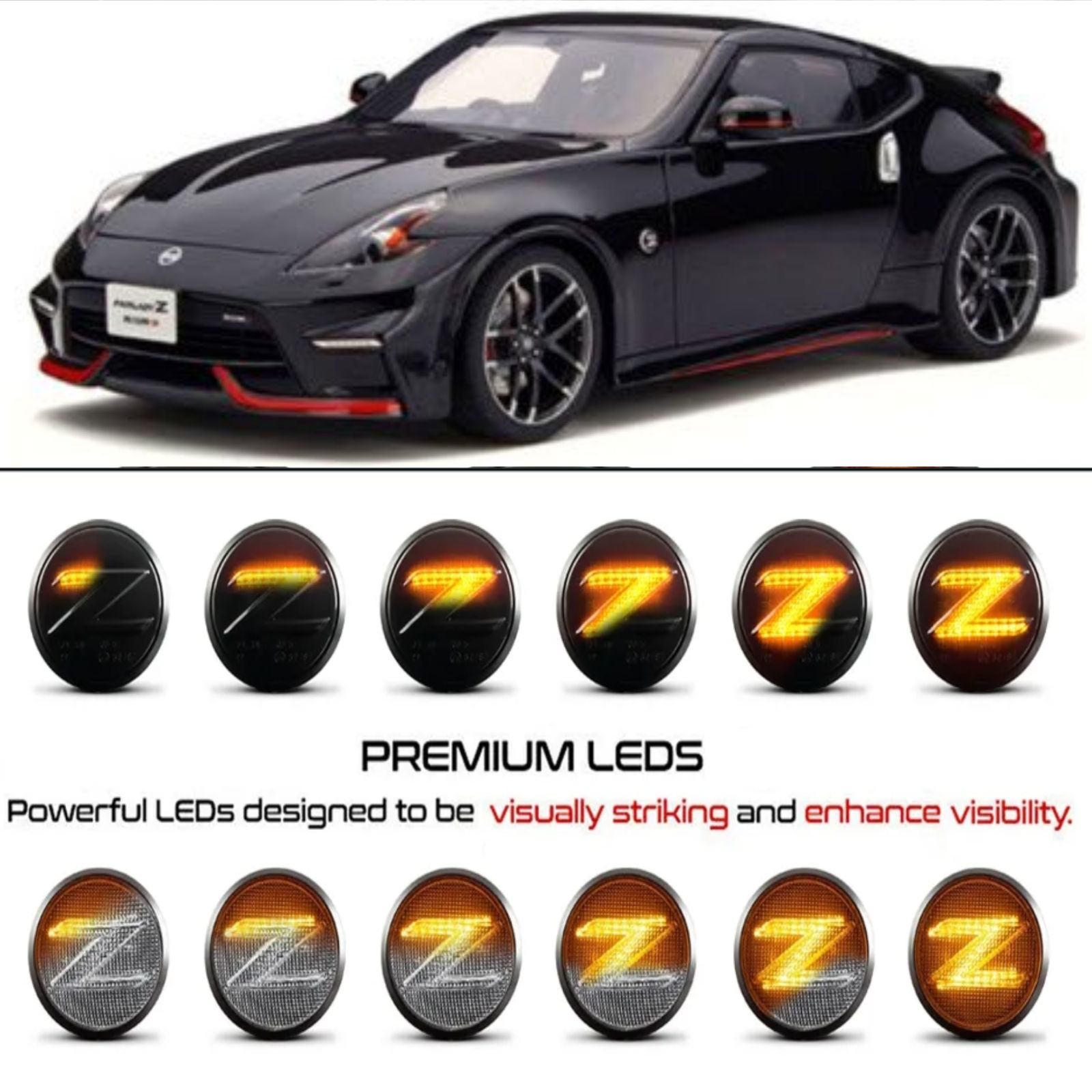 【新品品質保証】日産 370Z Z34 前期 フェアレディZ サイド スカート カバー スポイラー / スプリッター ディフューザー バンパー トリム アンダー エアロパーツ